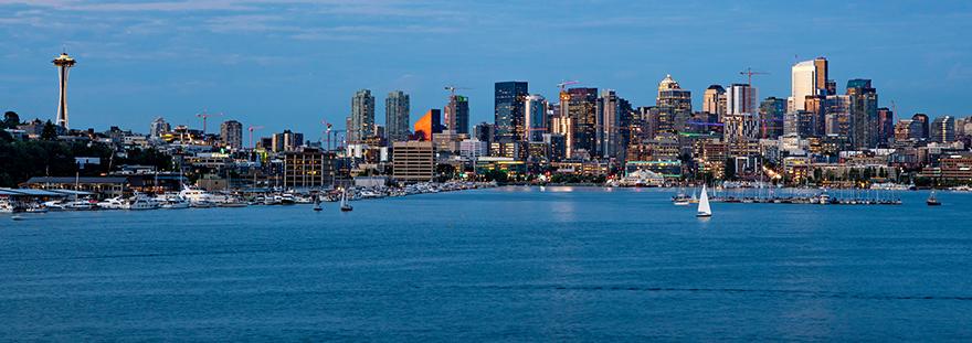 seattle skyline from gasworks park